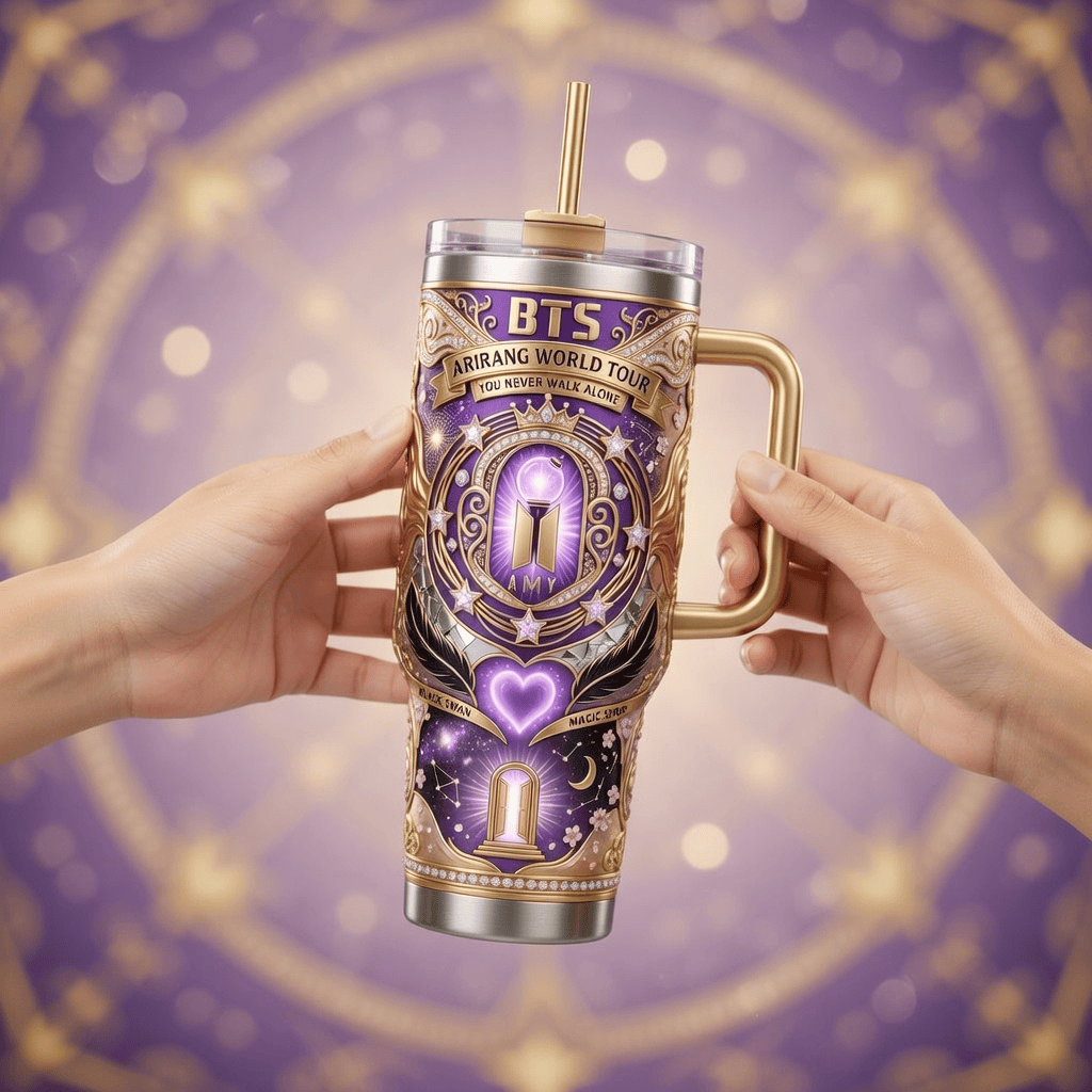 BTS 40oz Tumbler With Handle PDL
