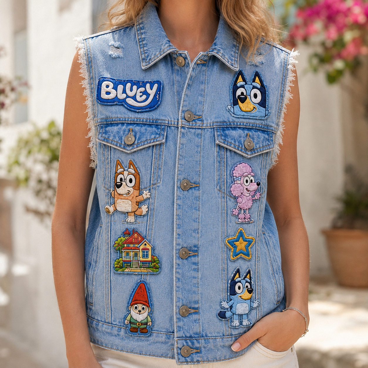 BLU PREMIUM DENIM VEST TTNL
